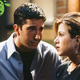 Ross and Rachel in season one (Photo: Alice S. Hall/NBC/NBCU Photo Bank via Getty Images; graphic: Natalie Peeples.)